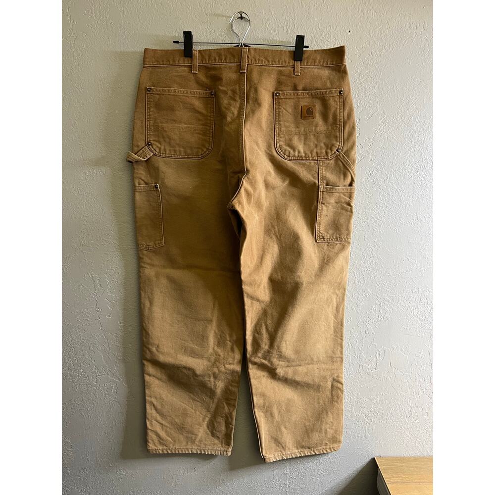 Vintage Carhartt Pants Mens 38x32 Brown B136 Workwear Double Knee Y2K - Picture 3 of 15